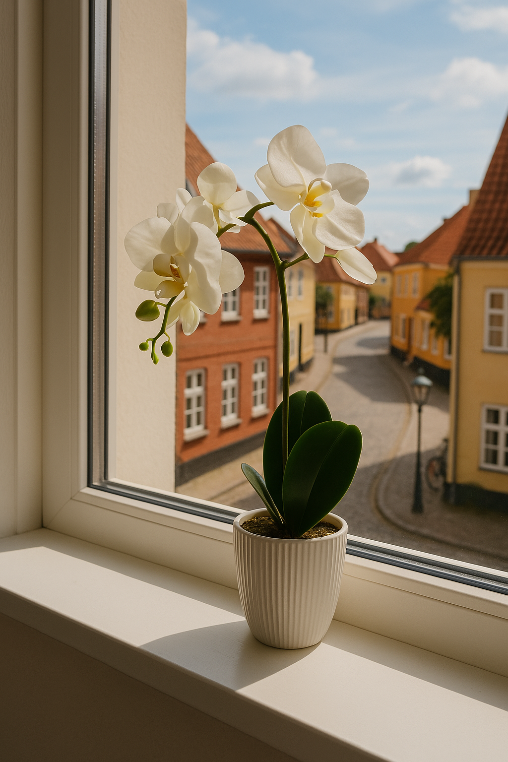 Alba - en smuk orkidé i hvide farver